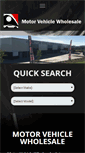 Mobile Screenshot of motorvehiclewholesale.com